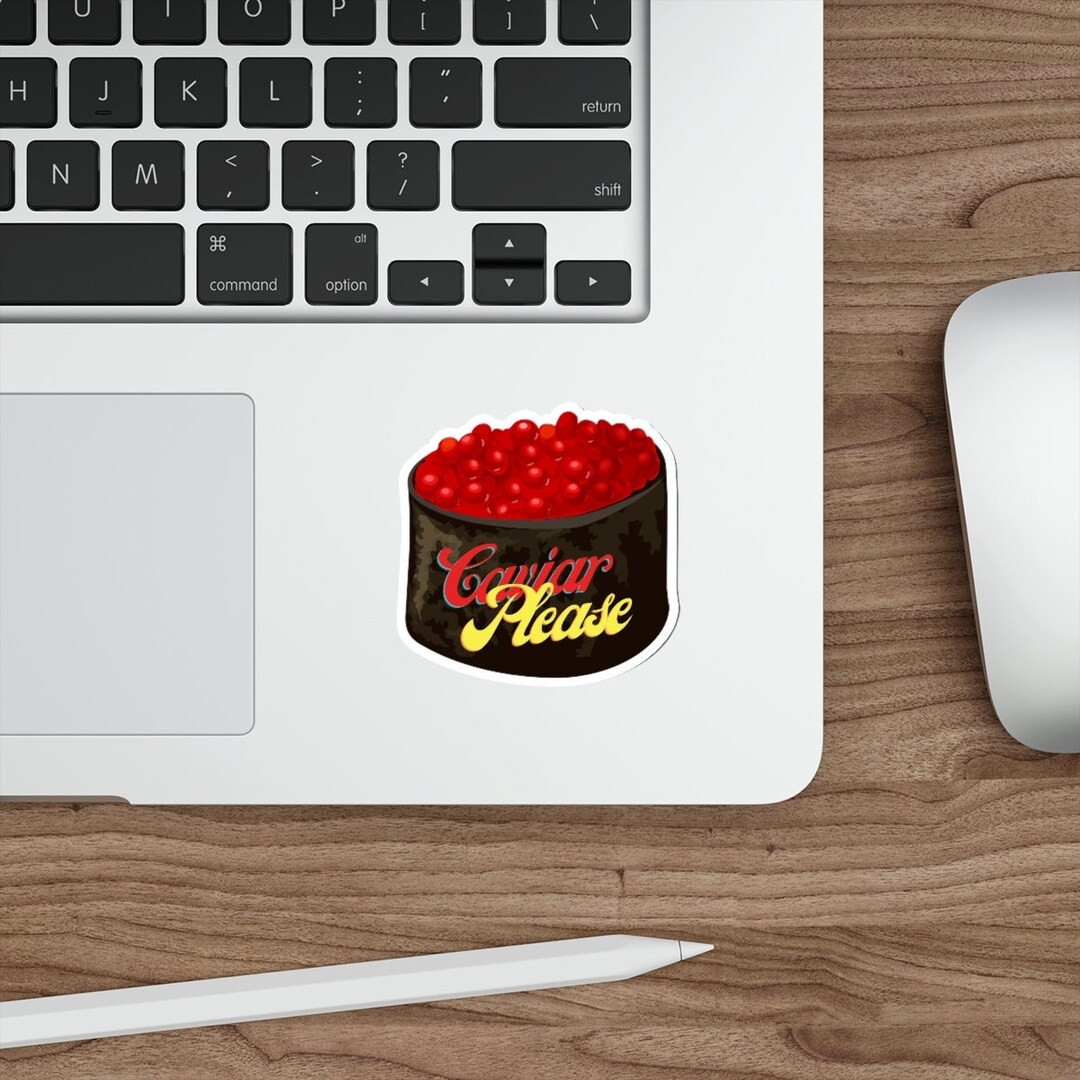 Caviar Please Sticker: Waterproof Vinyl, Matte Finish - Etsy