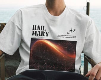 Sci Fi Space T Shirt for Book Lovers, Retro Unisex Graphic Tee Futuristic Theme