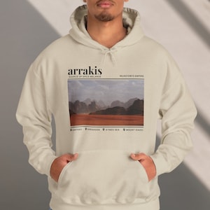 Desert Planet Hoodie Sandstorm Sweatshirt Galactic Empire Spice Warrior Fandom Apparel