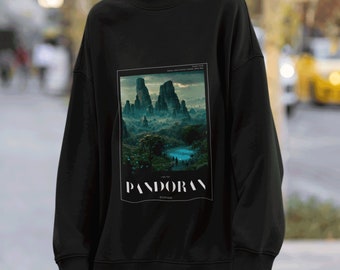 Pandoran Biosphere Sweatshirt, Sweatshirt for Movie Lovers, I see you Sweatshirt, Movie and Book Lover Merch