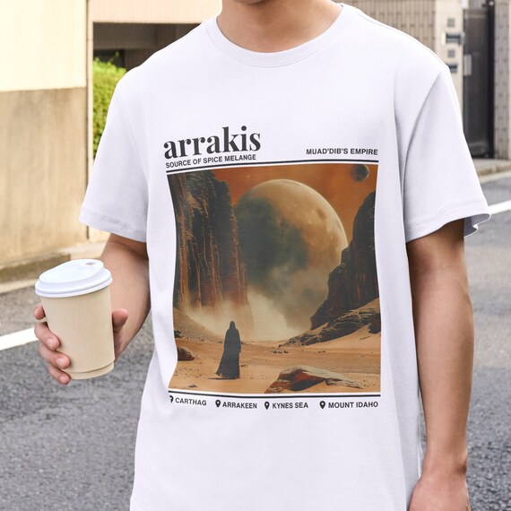 Sand Dune Gift Arrakis Tshirt Gift Science Fiction Sand Dune Gift Arrakis Tshirt Gift Science Fiction