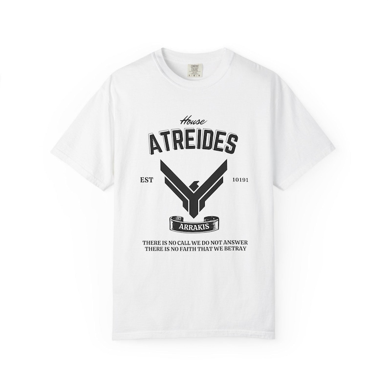 Camiseta con el Sigilo de la Casa Atreides: Superviviente de Arrakis - Sci-Fi Apparel imagen 1