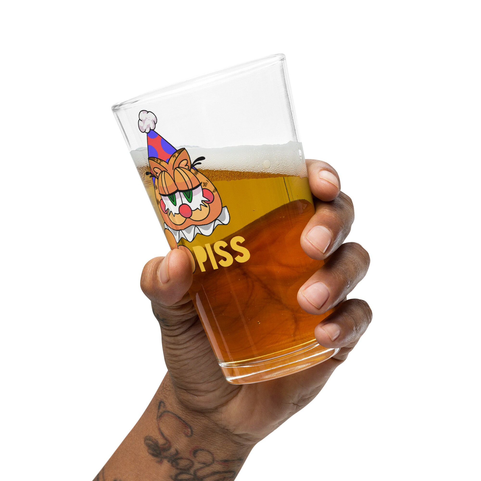 Lesbian Gay LGBT Garfield Shaker Pint Glass Full of PISS Peepee Funny Gag  Gift - Etsy