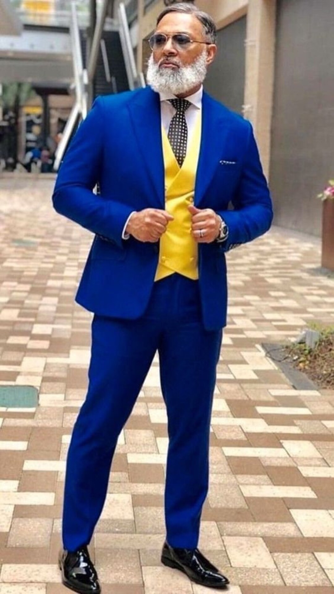 Mens Classic Blue Suit  Royal Blue Suit for Mens - Danezon