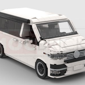 MOC building instructions Volkswagen T6.1 California - White (MOC-012301007)
