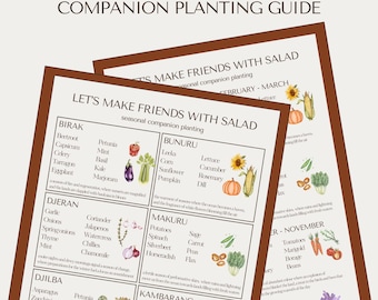 Companion Planting Guide Printable for Easy Gardening