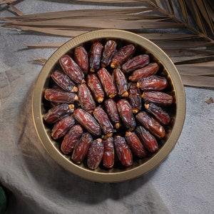 Hicazi Organic Dates, Fresh Premium Quality Date, Organic Medjool, Natural from Medina, Healthy Datte, Acve, Mebrum, Mejdul, dried fruit