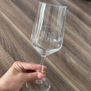 Aperol glass with engraving – Personalized spritzer – Gift for Aperol lovers – Summer glass with name – Personalized cocktail glass