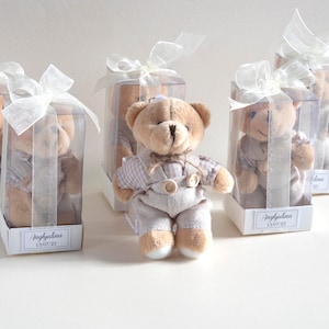 Teddy bear baby shower favors, welcome baby shower teddy bear, teddy bear key chain, personalized gifts, thank you good luck,  Personalized