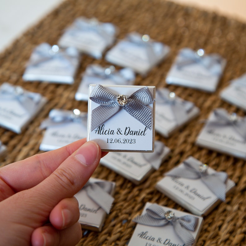 Bulk Chocolate Favors Wedding Favors for Guests in Bulk Etsy