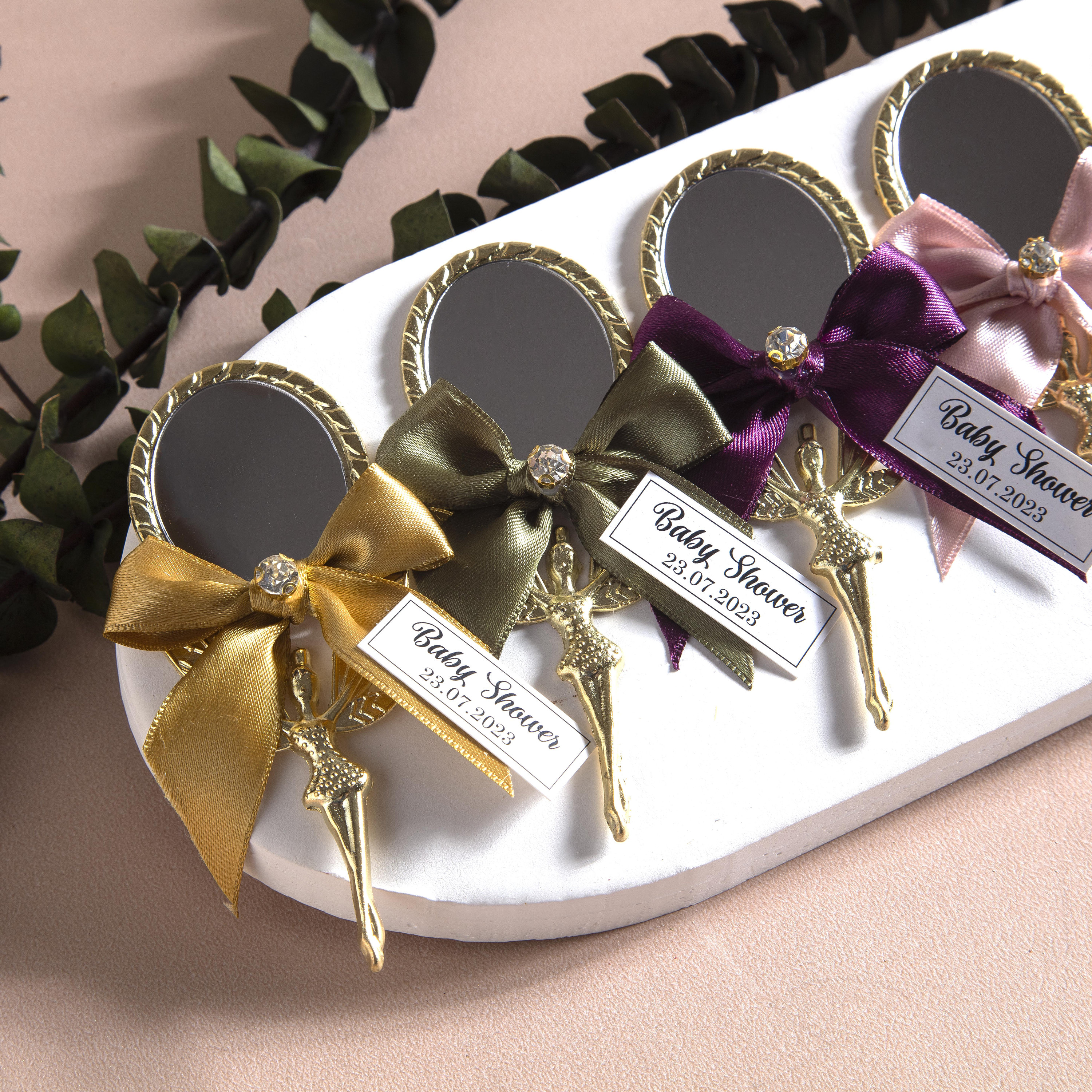 Fafor Mini Sweet 16 Favor Box, Wedding Favor Mini Mirror, Birthday Part Bridal ...