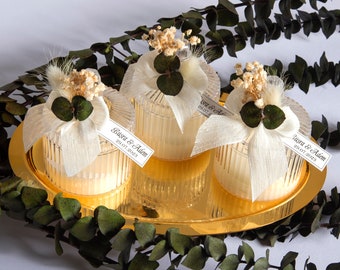 Hochzeitskerzen-Geschenke, Mini-Kerzen-Großpartygeschenke für Gäste, Verlobungskerzen, Taufkerzen, Hochzeitskerzen,