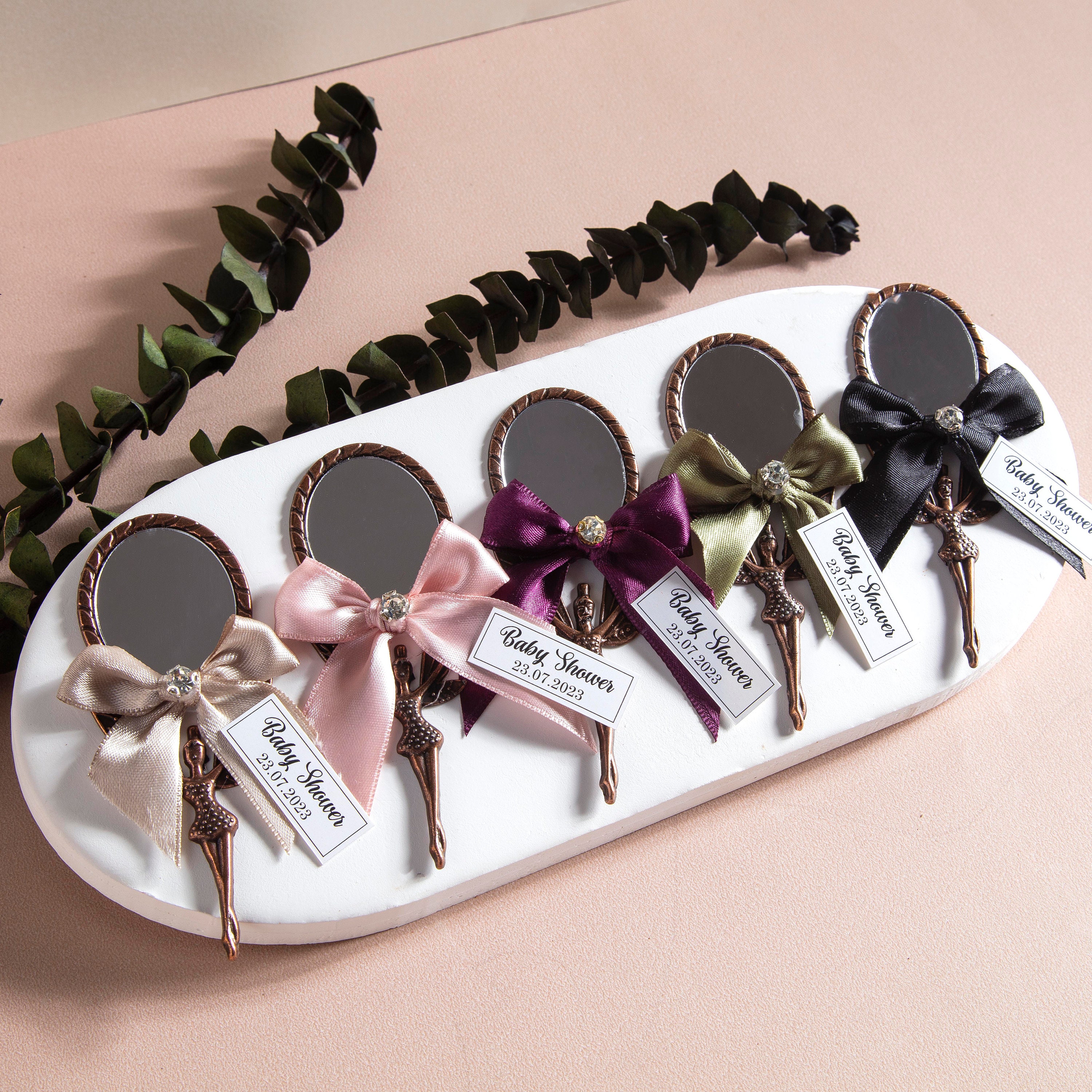 Fafor Mini Sweet 16 Favor Box, Wedding Favor Mini Mirror, Birthday Part Bridal ...