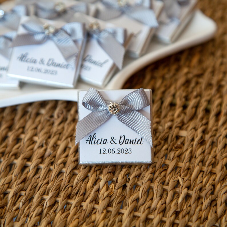 Bulk Chocolate Favors Wedding Favors for Guests in Bulk Etsy