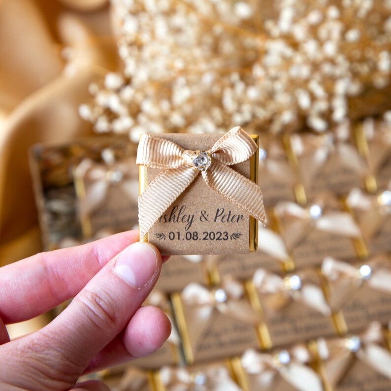 Bulk Chocolate Favors Wedding Favors for Guests in Bulk Etsy