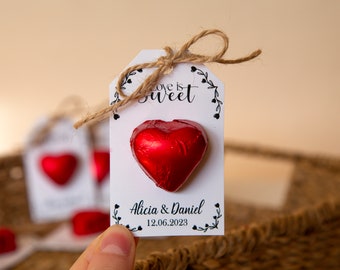 custom wedding chocolate, hazelnut heart chocolate, chocolate heart wedding gift, love is sweet, bulk chocolate candy bar
