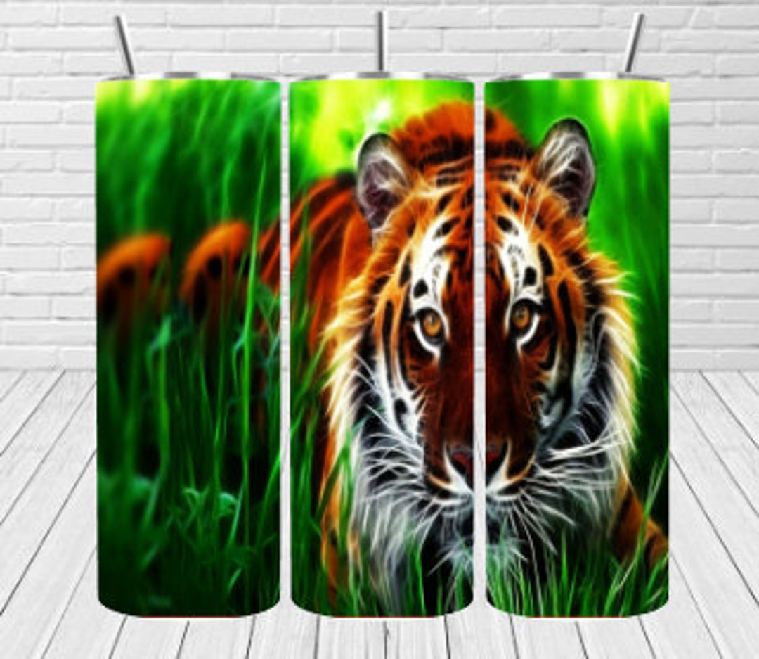 Tiger Tumbler Wrap Etsy