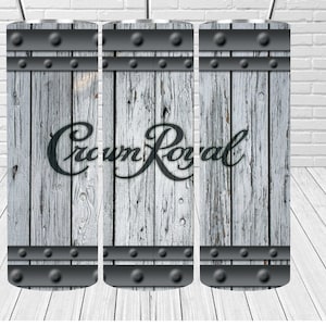Crown Royal Wooden tumbler wrap