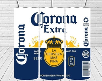 Corona Extra Made in Mexico Imported Beer PNG 20oz Straight Tumbler ...