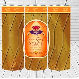 Crown Royal Peach Tumbler Wrap