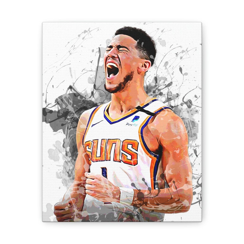Devin Booker Canvas/ Sports Art Print Basketball Poster Etsy