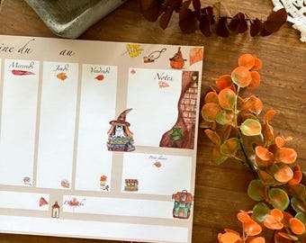 Autumn Weekly Planner