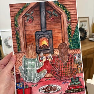 Illustration "Souvenir d'un week-end entre copines" format A6 et A4