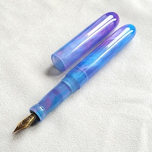 Handmade Resin Fountain Pen (with a Schmidt nib). image 1