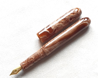 Handmade Resin Fountain Pen (with a Schmidt nib)