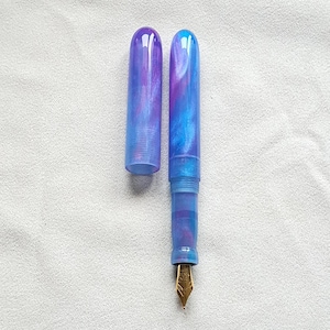 Handmade Resin Fountain Pen (with a Schmidt nib). image 2