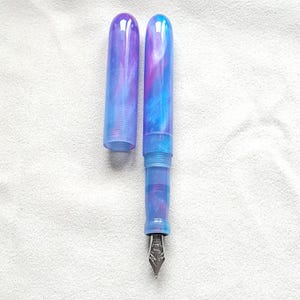 Handmade Resin Fountain Pen (with a Schmidt nib). image 5