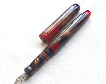 Handmade Resin Fountain Pen (with a Schmidt nib)