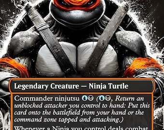 TMNT Ninjas |MTcG| Proxy - Custom Art Cards - **NEW**