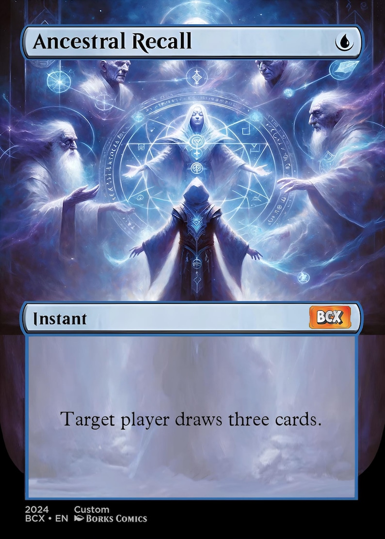 Power 9 |mtcg| Proxy - Custom Art Cards - - Etsy