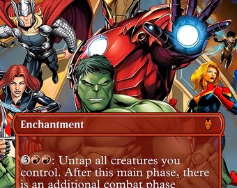 Avengers Marvel - |MTcG| Proxy - Custom Art Cards -