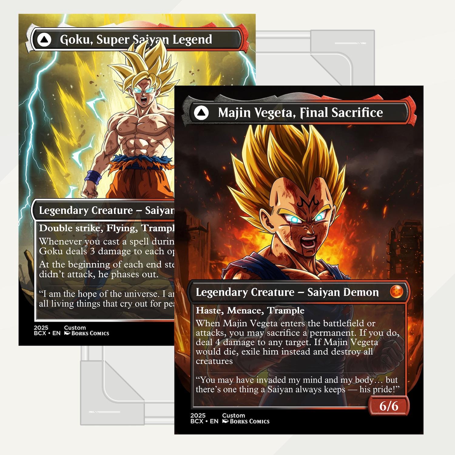 goku mtg card Inherited Will Super Saiyan Son Goku R Foil