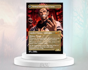 Yuji Itadori/Ryomen Sukuna Custom Commander - NEW |MTcG| Proxy - BCXCM Art Cards -