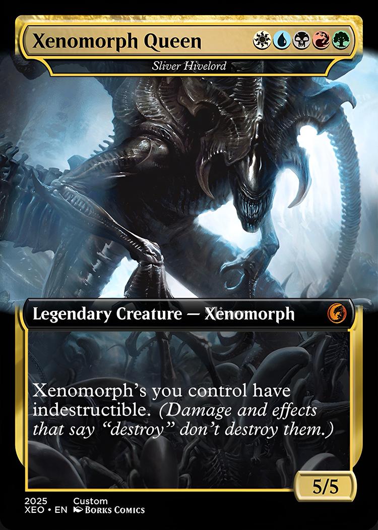 xenomorph mtg cards Xenomorph Slivers |mtcg| Proxy - Custom Art Cards - **NEW**