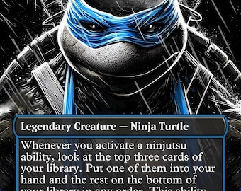TMNT Ninjas |mtcg| Proxy - Custom Art Cards - **NEW** - Etsy TMNT Ninjas |mtcg| Proxy - Custom Art Cards - **NEW** - Etsy