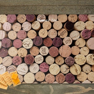 Personalized Cutting Board Wine Corks Decorative Tempered Glass Chopping Board