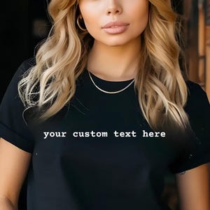 Custom Comfort Colors Shirt, Custom Text T-Shirt, Customizable Family Vacation Matching Shirts, Special Gift For Her Him, Party Outfit