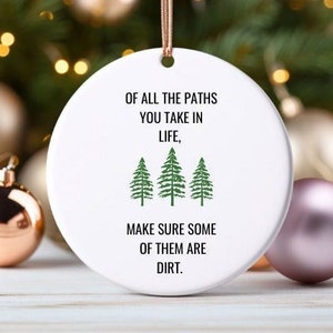 Hiking gift Christmas Ornament Hikers Christmas ornament Hiking love ornament hiking gifts for women