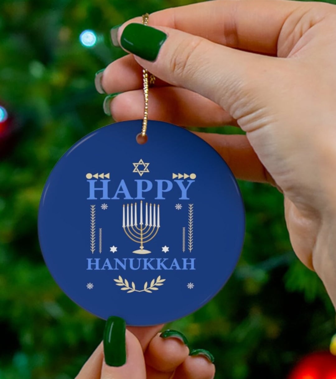 Hanukkah Bush Ornament Hanukkah Tree Ornament Hanukkah Etsy