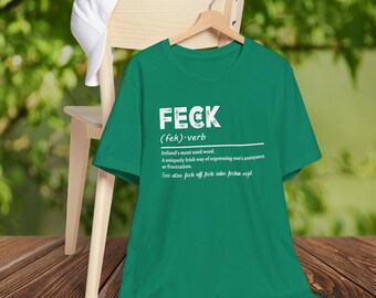 Irish T-Shirt, Feck Shamrock Sweatshirt, St Patrick's Day Hoodie, Irish Sayings Sweater, Shamrock Sweatshirt, Leaf Clover Irish Shirt