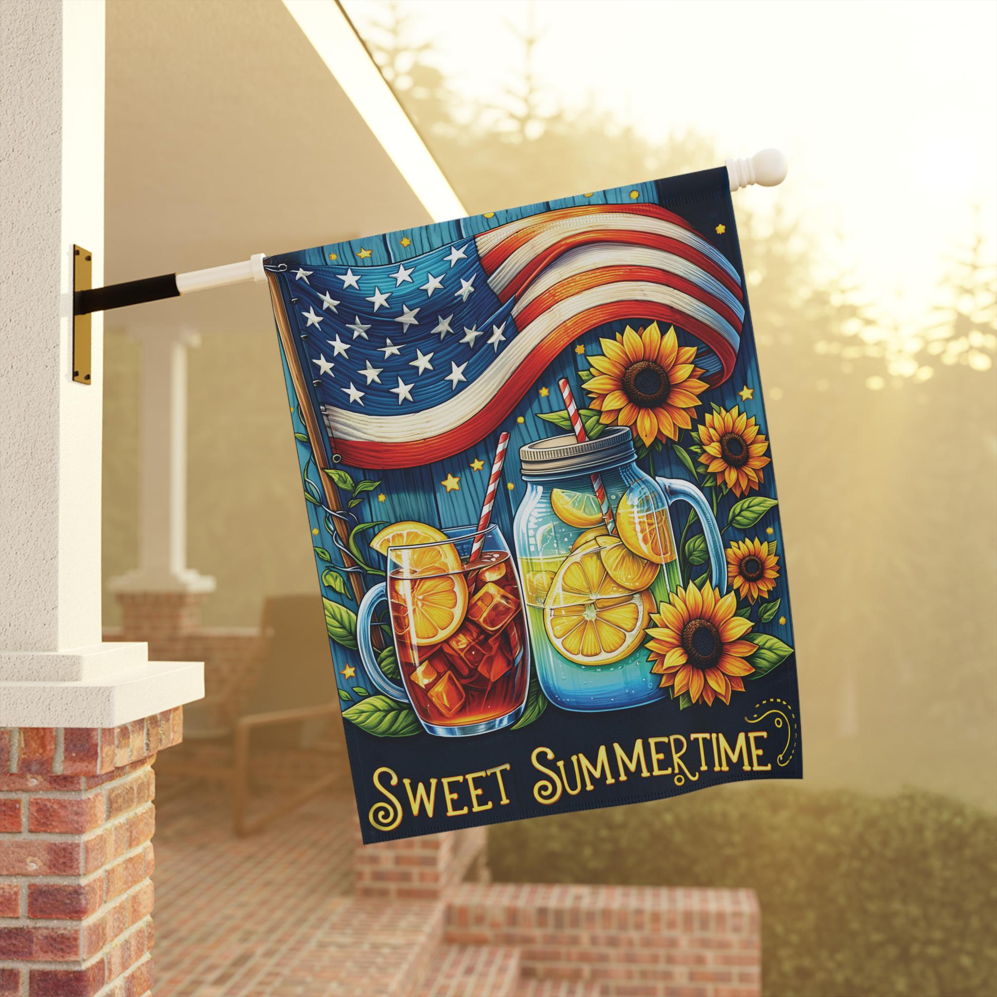 Super Tough Gartenflagge 'Sweet Summertime' – 30,5 X 45,7 Cm, Aus Strapazierfähigem Oxford-Polyester