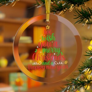 Ornaments, Glass Christmas Tree Ornament