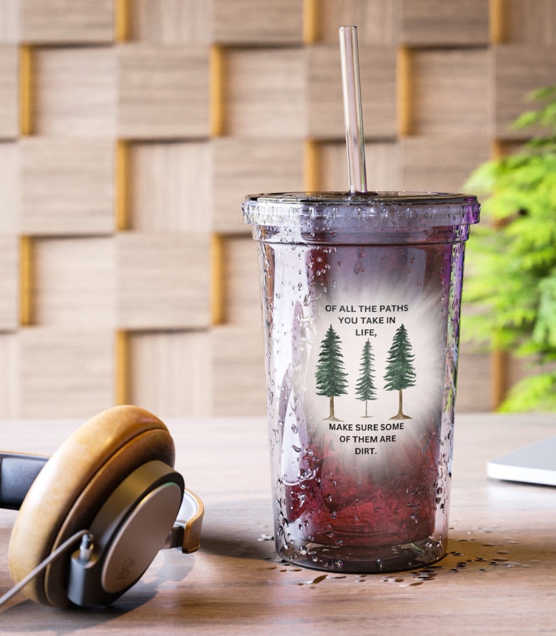 Hikers Cup, Christmas Tree Cup, Tree Mug for Iced Coffee, Hot Coffee