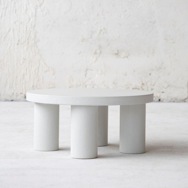Concrete coffee table