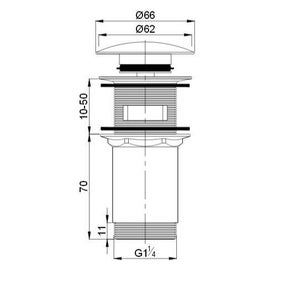 Robinet de vidange pour lavabos image 5