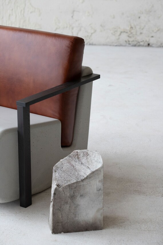 Custom Made Concrete Armchair Etsy